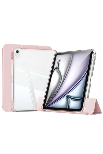 Apple iPad Air 11 2024 Tablet Kılıf Ayrılabilen Magnetik Airbagli Ultra Korumalı Kapak (Sliding) ürün görseli 1