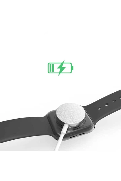 Beyaz Apple Watch Usb Şarj Kablosu-Zore ürün görseli 1