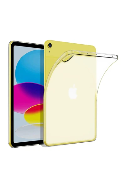 Apple iPad 11.Nesil 2025 Şeffaf Silikon Tablet Kılıf Korunaklı Yapılı Kapak (t-süper) ürün görseli 1