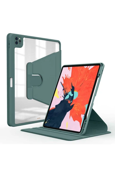 Ipad Pro 11 2.nesil 2020 Kılıf Dönebilen Kalem Bölmeli Standlı A2228 A2068 A2230 A2231 (NAYN) ürün görseli 1