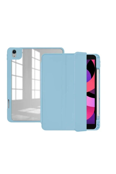 Ipad Pro 12.9 3. 4. 5. 6. Nesil Kılıf Kalem Bölmeli Arkası Şeffaf 2018 - 2022 (NORT) ürün görseli 1