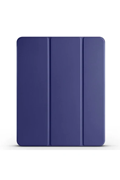 Apple iPad Air 13 2024 Kılıf Arkası Silikon Pu Deri 360 Korumalı Tasarım (SC.) ürün görseli 1