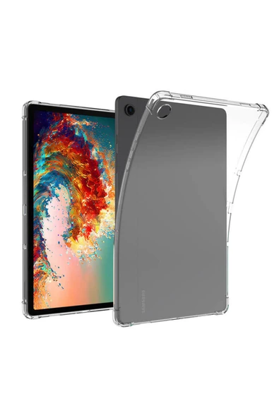 Samsung Galaxy Tab A9 Plus Şeffaf Tablet Kılıf Köşelerden Ultra Dayanıklı Tasarım (T-ANTİ) ürün görseli 1