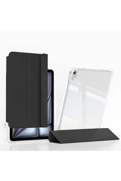Apple Ipad Air 13 2024 Kılıf Magnetik Ayrılabilen Airbagli Heptekiletişim Sliding Tablet Kılıfı- ürün görseli 1