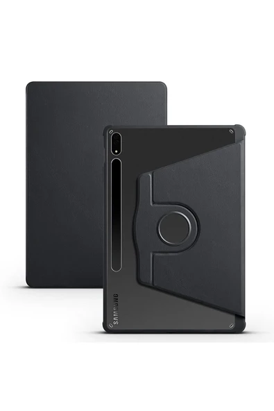Samsung Galaxy Tab S7 Plus S8 Plus 12.4" X800 T970 T975 T977 Kılıf Kalemlikli Standlı (TER) ürün görseli 1