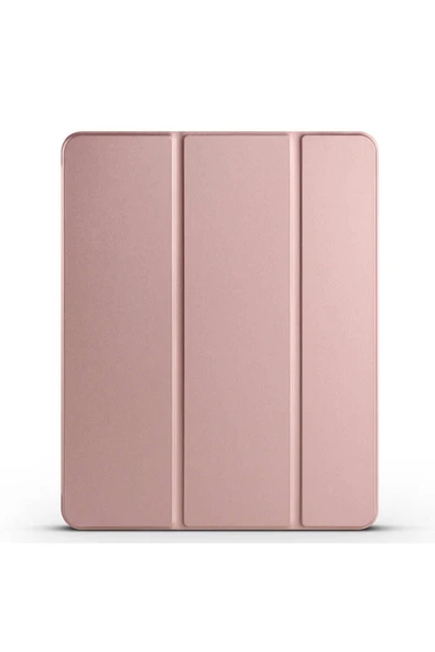 Apple iPad Pro 11 2022 M2 Kılıf Arkası Silikon Pu Deri 360 Korumalı Tasarım (SC.) - Resim 2