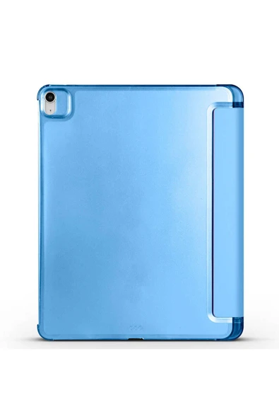 Apple iPad Pro 11 2022 M2 Kılıf Arkası Silikon Pu Deri 360 Korumalı Tasarım (SC.) - Resim 3