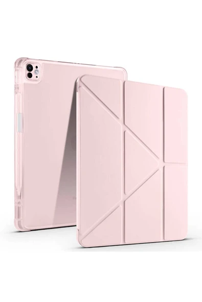 Apple iPad Air 11 2024 Kılıf Kalem Bölmeli Standlı 360 Derece Tam Korumalı Tasarım (TR) ürün görseli 1