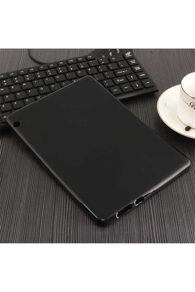 Huawei T5 10 Inç Şeffaf Silikon Tablet Kılıf Korunaklı Yapı (t-süper) ürün görseli 1