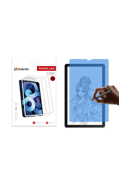 Lenovo Tab M9 Kağıt Hisli Mat Davin Paper Like Tablet Ekran Koruyucu-renksiz ürün görseli 1