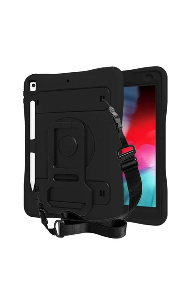 Ipad 7. 9. 8. Nesil 10.2 Uyumlu Kılıf Askılı Standlı Tank Koruyucu Dönen 2019 2020 2021 (defender) ürün görseli 1