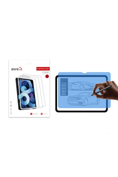 iPad Pro 11 2024 Uyumlu Zore Paper-Like Ekran Koruyucu-Şeffaf ürün görseli 1