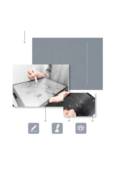 Apple Ipad Pro 11 2021 (3.NESİL) Kağıt Hisli Mat Davin Paper Like Tablet Ekran Koruyucu-renksiz - Resim 5