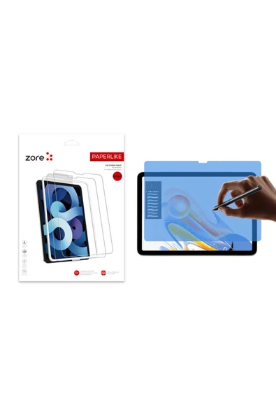 iPad Air 11 2024 Uyumlu Zore Paper-Like Ekran Koruyucu-Şeffaf ürün görseli 1