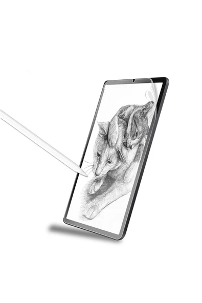 Apple Ipad Pro 11 2021 (3.NESİL) Kağıt Hisli Mat Davin Paper Like Tablet Ekran Koruyucu-renksiz - Resim 2