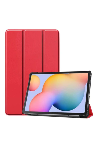 Samsung Galaxy Tab A7 T500 Kılıf 10.4" Kılıf Arkası Silikon Pu Deri 360 Koruma T505 T507 (sc.) ürün görseli 1