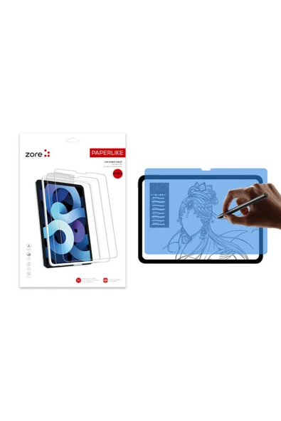 iPad Pro 13 2024 Uyumlu Zore Paper-Like Ekran Koruyucu-Şeffaf ürün görseli 1