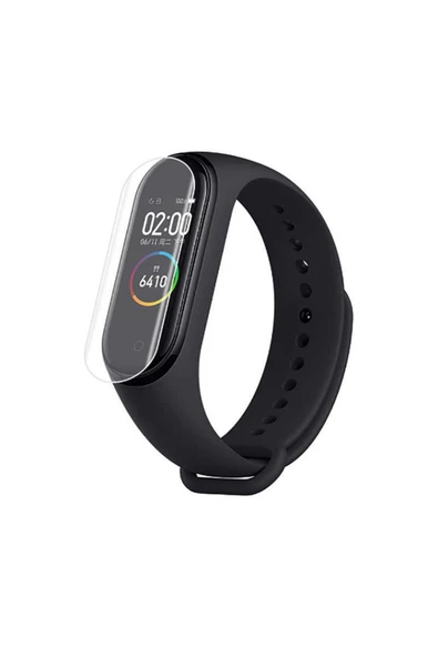 Xiaomi Mi Band 5 Ekran Koruyucu Kavisli Silikon Yapılı Nano (narr Tpu Body) ürün görseli 1