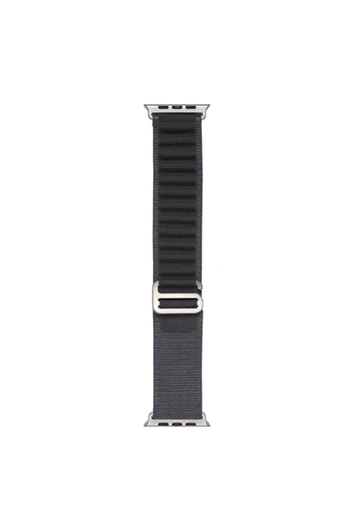 Apple Watch 7 41mm Clo Band-74 Hasır Kordon-siyah ürün görseli 1