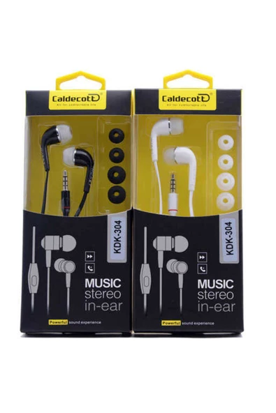 Yüksek Kalite ve Ses Performanslı Kulaklık (Caldecott KDK-304 Mp3 Stereo Kulaklık) ürün görseli 1