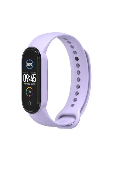 Xiaomi Mi Band 6 Uyumlu Silikon Kordon Soft ve Pürüzsüz Yüzeyli Kordon (Klasik) ürün görseli 1