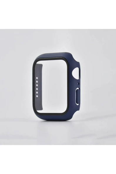 Apple Watch 7 45mm Kasa ve Ekran Koruyucu Tam Kaplayan Eğimli Darbe Emicili (01) ürün görseli 1