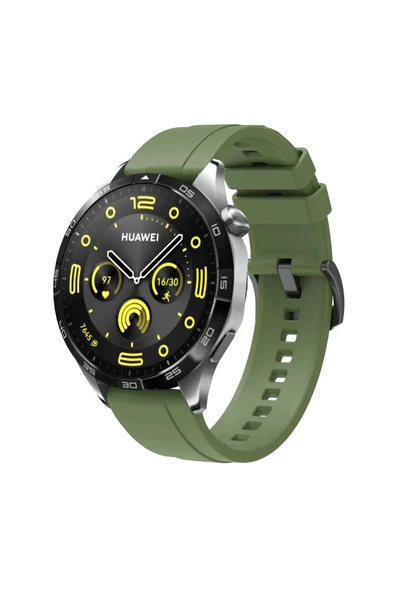 Huawei Gt4 22mm Clo- Krd-95 Silikon Kordon-gri ürün görseli 1
