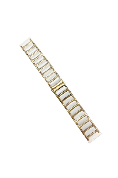 Huawei Watch Gt 3 46mm Seramik Metal Heptekiletişim Kordon-beyaz-gold ürün görseli 1