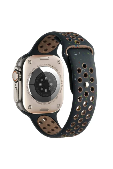 Apple Watch Ultra 49mm Kordon Yeni Seri 2023 Krd-02 Strap Kayış Clo- Krem ürün görseli 1