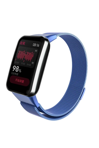 Xiaomi Mi Band 7 Pro Metal Kordon Tel Örgü İşlemeli Tasarım (KRD-01) ürün görseli 1