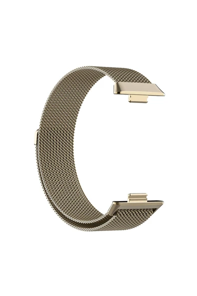 Huawei Watch Fit 3 Metal Kordon Tel Örgü İşlemeli Tasarım (KRD-01) ürün görseli 1