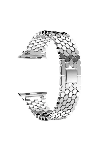 Apple Watch 44mm Krd-30 Metal Heptekiletişim Kordon-siyah ürün görseli 1