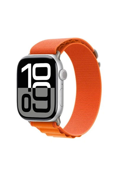 Apple Watch 10 46mm Hasır Kordon Naylon Örgülü (KRD-74) ürün görseli 1