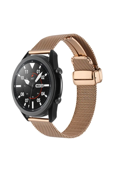 Samsung Galaxy Watch 46mm Krd-85 22mm Metal Heptekiletişim Kordon-gümüş ürün görseli 1