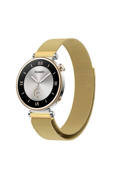 Huawei Watch GT4 41mm (18 mm) Metal Kordon Paslanmaz Çelik Örgü (KRD-01) ürün görseli 1