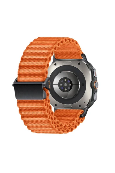 Samsung Galaxy Watch Ultra 47mm Naylon Kumaş Hasır Örgülü Kordon (KRD-120) ürün görseli 1