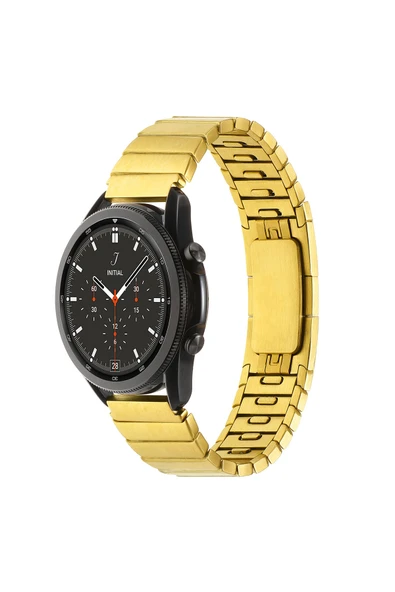 Huawei GT2 46mm (22mm) Metal Kordon Parçalı Çizgi Tasarım (KRD-82) ürün görseli 1
