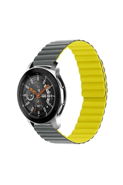 Samsung Gear S2 Mıknatıslı Kordon Çift Renk Tasarım (KRD-52) ürün görseli 1