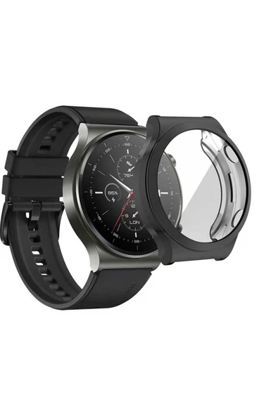 Huawei Watch GT2 Pro Kılıf Kasa Ve Ekran Koruyucu 360 Tam Koruma Kapak (Gard 02) ürün görseli 1