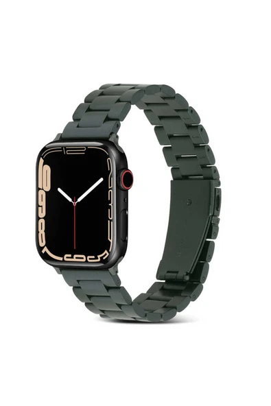 Watch 2/3/4/5/6/7/8/se/nike 38mm 40mm 41mm Metal Kordon Paslanmaz Çelik Tasarım (KRD-04) ürün görseli 1