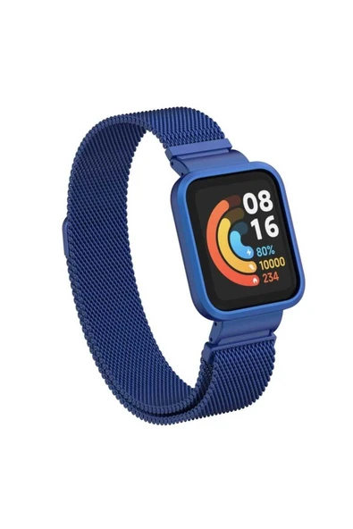 Xiaomi Redmi Watch (Mi Watch Lite) Mıknatıslı Metal Kordon Örgülü Tasarım (KRD-58) ürün görseli 1