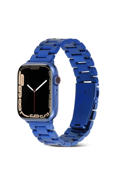 Watch 2/3/4/5/6/7/8/se/ultra/nike 42mm 44mm 45mm 49mm Metal Kordon Paslanmaz Çelik (KRD-04) ürün görseli 1