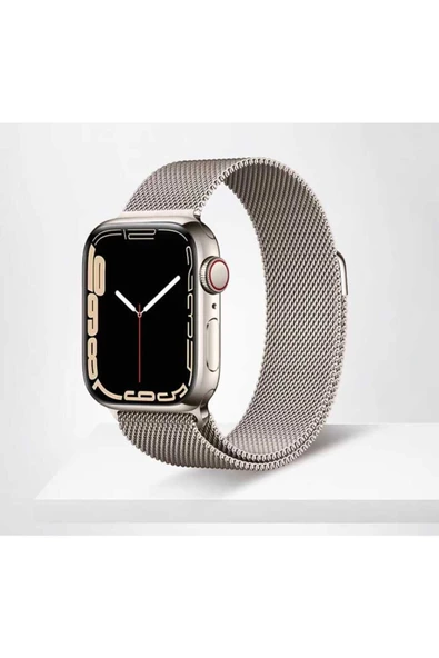 Watch 2/3/4/5/6/7/8/se/ultra/nike 42mm 44mm 45mm 49mm Metal Kordon Paslanmaz Çelik (KRD-01) ürün görseli 1