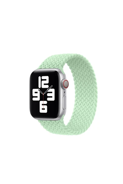 Watch 2/3/4/5/6/7/8/se/ultra/nike 42mm 44mm 45mm 49mm Hasır Kordon Medium 14.7cm (KRD-32) Uyumlu ürün görseli 1