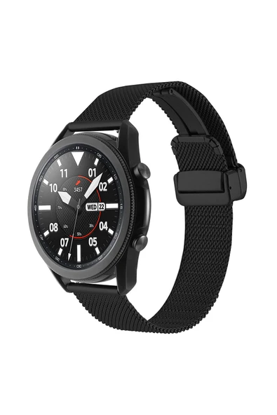 Xiaomi Amazfit Pace (22mm) Metal Kordon Tel Örgü Tasarımlı (KRD-85) ürün görseli 1