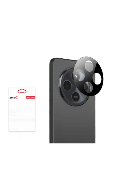 Xiaomi Redmi 14C Kamera Lens Koruyucu Siyah Çerçeveli Korunaklı (3D K.C) ürün görseli 1
