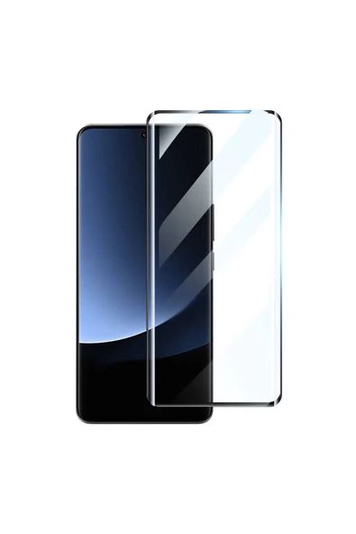 Xiaomi Redmi Note 13 Pro Plus 5G Ekran Koruyucu Jelatin Kenarları Eğimli Tam Kaplayan (Süper Pet) ürün görseli 1