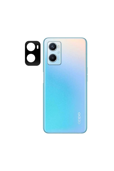 Oppo A76 Kamera Lens Koruyucu Siyah Çerçeveli Korunaklı (3d K.c) Siyah ürün görseli 1