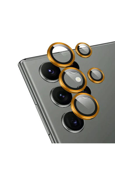 Samsung Galaxy S24 Ultra Safir Kamera Lens Koruyucu (KOLAY TAKMA APARATLI) CL-12 ürün görseli 1