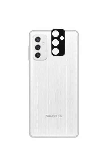 Samsung Galaxy M52 Kamera Lens Koruyucu Siyah Çerçeveli Korunaklı (3D K.C) Siyah ürün görseli 1